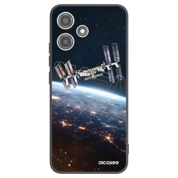 Picasee silikonový černý obal pro Xiaomi Redmi 12 5G - Station