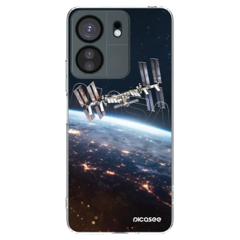 Picasee silikonový průhledný obal pro Xiaomi Redmi 13C 4G - Station