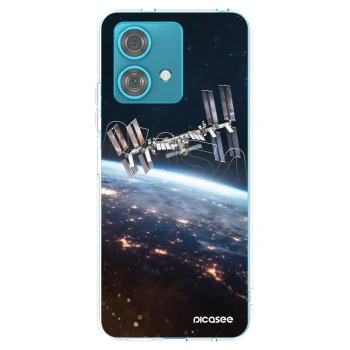 Picasee silikonový průhledný obal pro Motorola Edge 40 Neo - Station