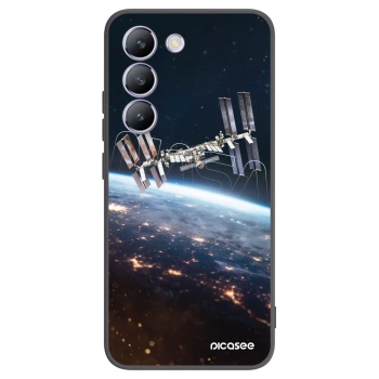 Picasee silikonový černý obal pro Vivo V40 SE 5G - Station