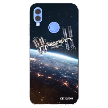 Picasee silikonový průhledný obal pro Honor 10 Lite - Station