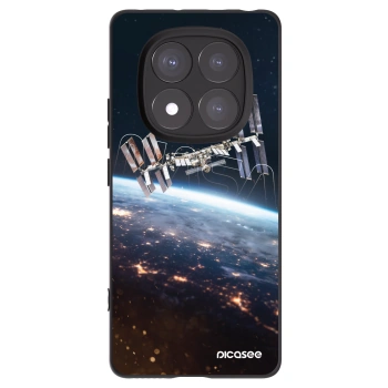 Picasee silikonový černý obal pro Xiaomi Redmi Note 14 Pro 5G - Station