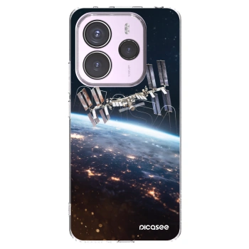 Picasee silikonový průhledný obal pro Xiaomi Redmi Note 14 5G - Station