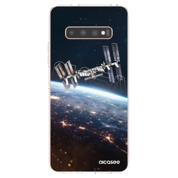 Picasee silikonový průhledný obal pro Samsung Galaxy S10 Plus G975 - Station