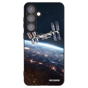 Picasee silikonový černý obal pro Samsung Galaxy S25+ 5G - Station
