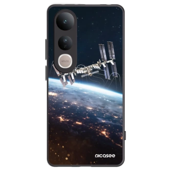 Picasee silikonový černý obal pro Vivo V50 Lite 5G - Station