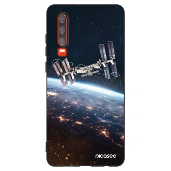 Picasee silikonový černý obal pro Huawei P30 - Station