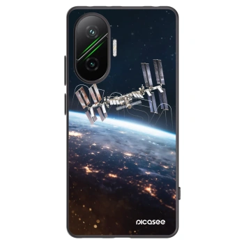 Picasee silikonový černý obal pro Xiaomi Poco F7 5G - Station