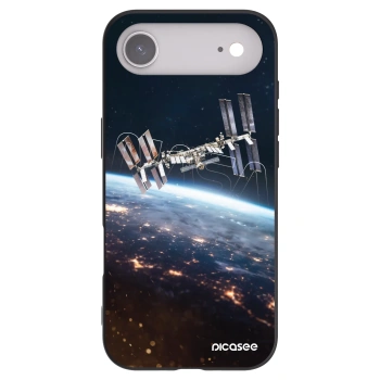 Picasee silikonový černý obal pro Apple iPhone Air - Station