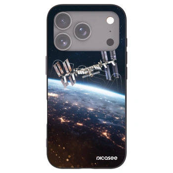 Picasee silikonový černý obal pro Apple iPhone 17 Pro - Station