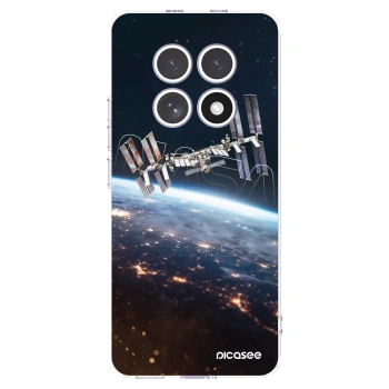 Picasee silikonový průhledný obal pro Xiaomi Redmi Note 15 - Station