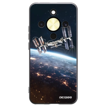 Picasee silikonový černý obal pro Honor Magic8 Lite 5G - Station