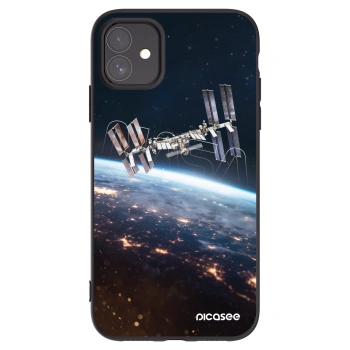 Picasee silikonový černý obal pro Apple iPhone 11 - Station