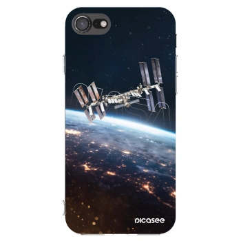 Picasee silikonový průhledný obal pro Apple iPhone 8 - Station
