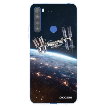 Picasee silikonový průhledný obal pro Xiaomi Redmi Note 8T - Station