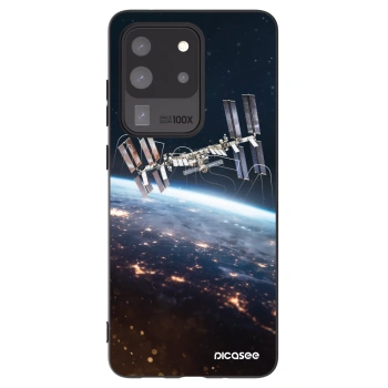 Picasee silikonový černý obal pro Samsung Galaxy S20 Ultra 5G G988F - Station