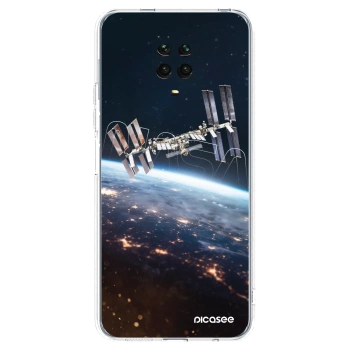 Picasee silikonový průhledný obal pro Xiaomi Redmi Note 9S - Station
