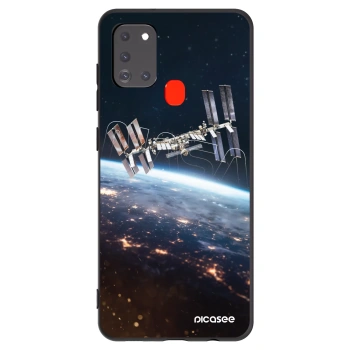 Picasee silikonový černý obal pro Samsung Galaxy A21s - Station
