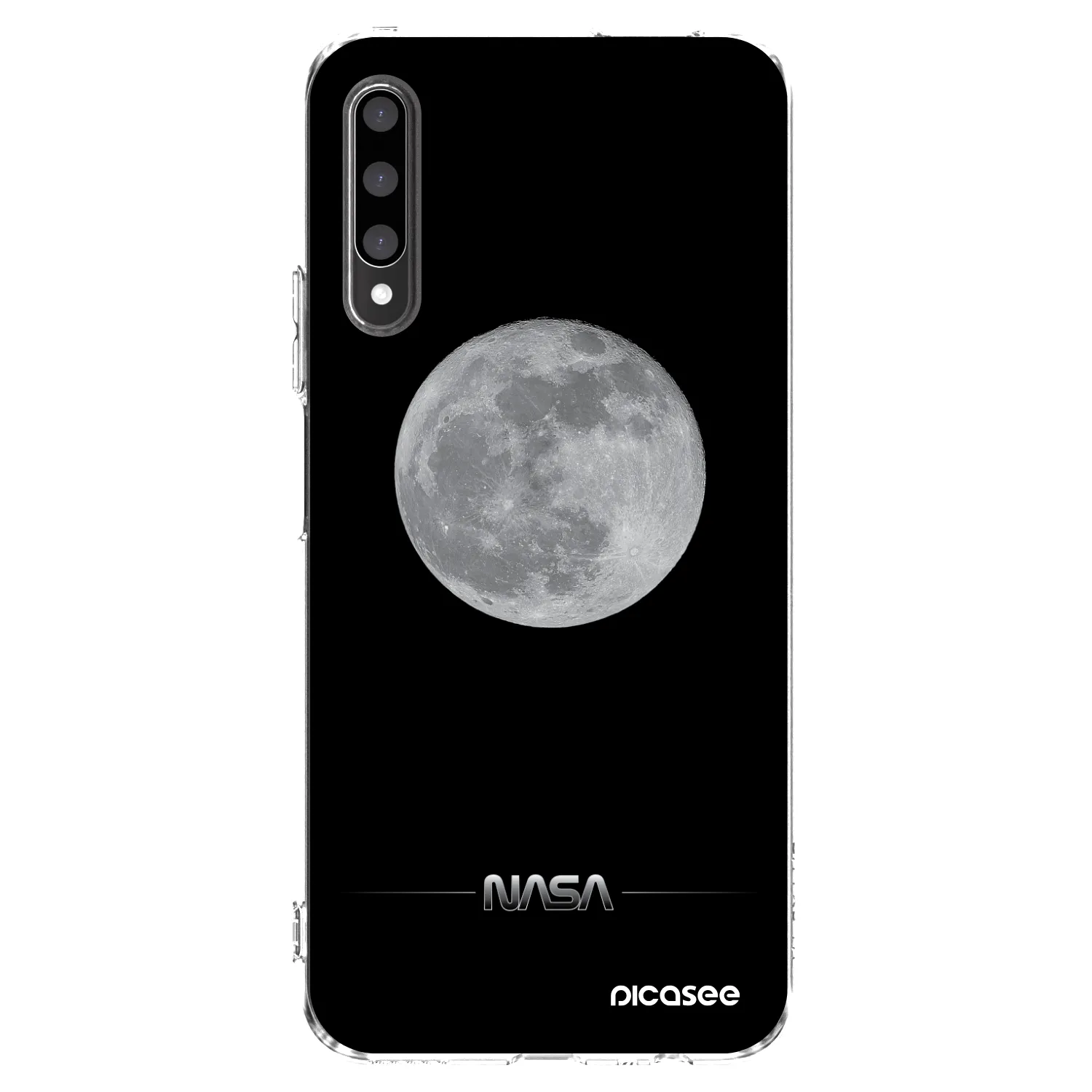 Picasee silikonový průhledný obal pro Honor 9X Pro - Moon Minimal