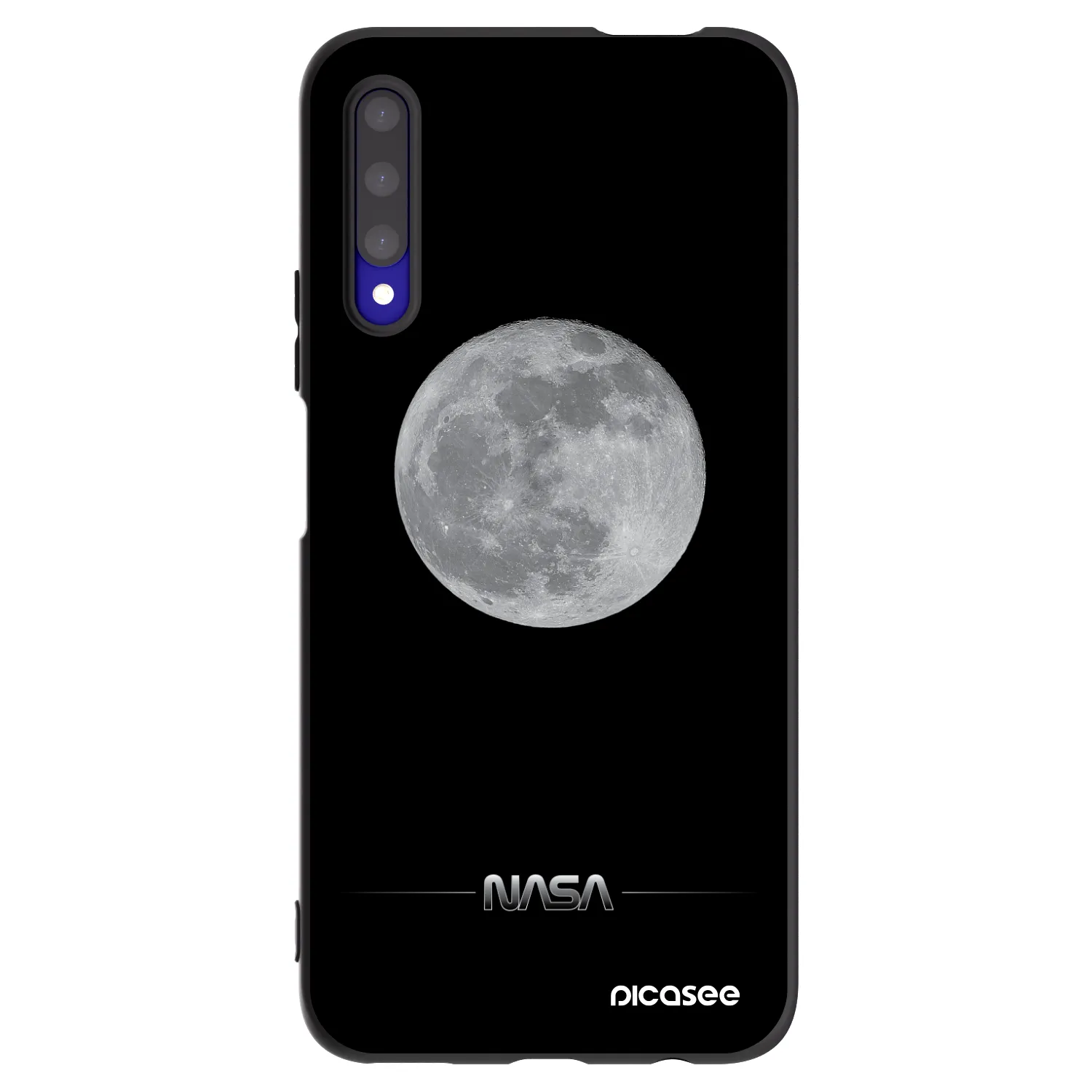 Picasee silikonový černý obal pro Honor 9X Pro - Moon Minimal