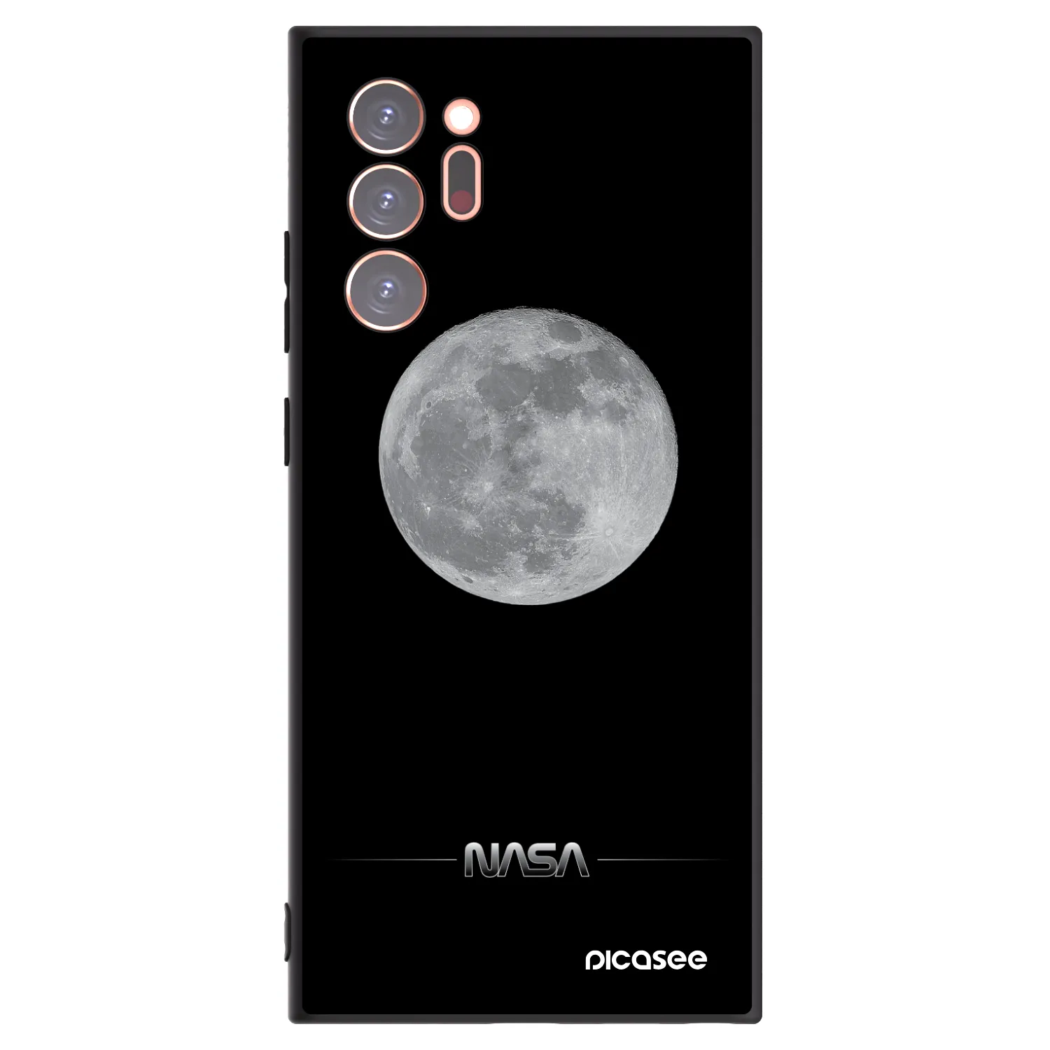 Picasee silikonový černý obal pro Samsung Galaxy Note 20 Ultra - Moon Minimal