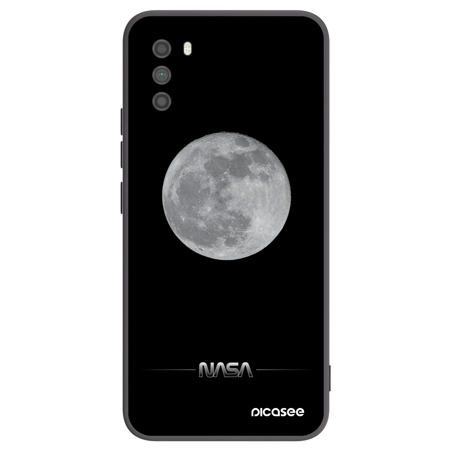 Picasee silikonový černý obal pro Xiaomi Poco M3 - Moon Minimal