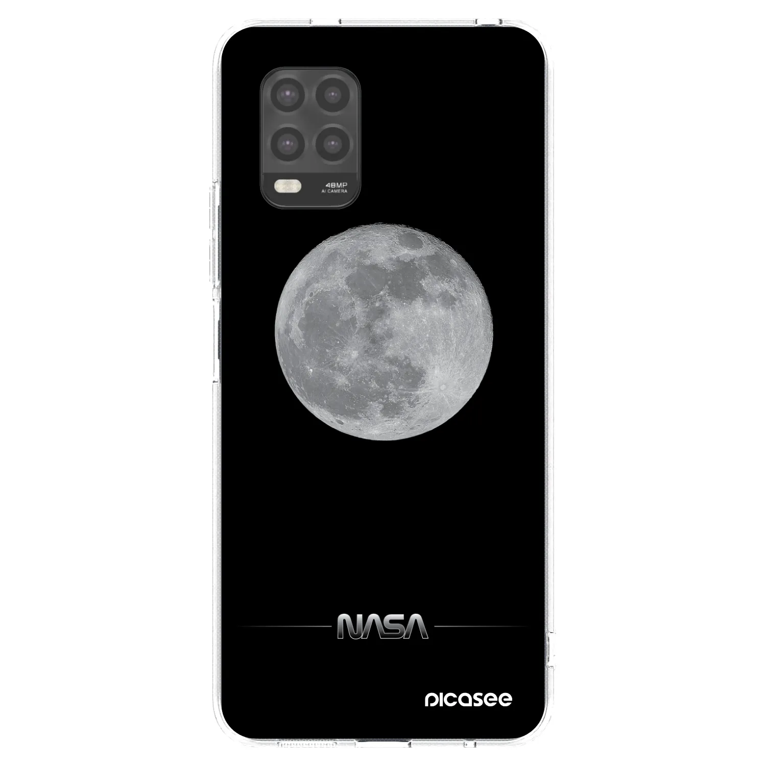 Picasee silikonový průhledný obal pro Xiaomi Mi 10 Lite - Moon Minimal