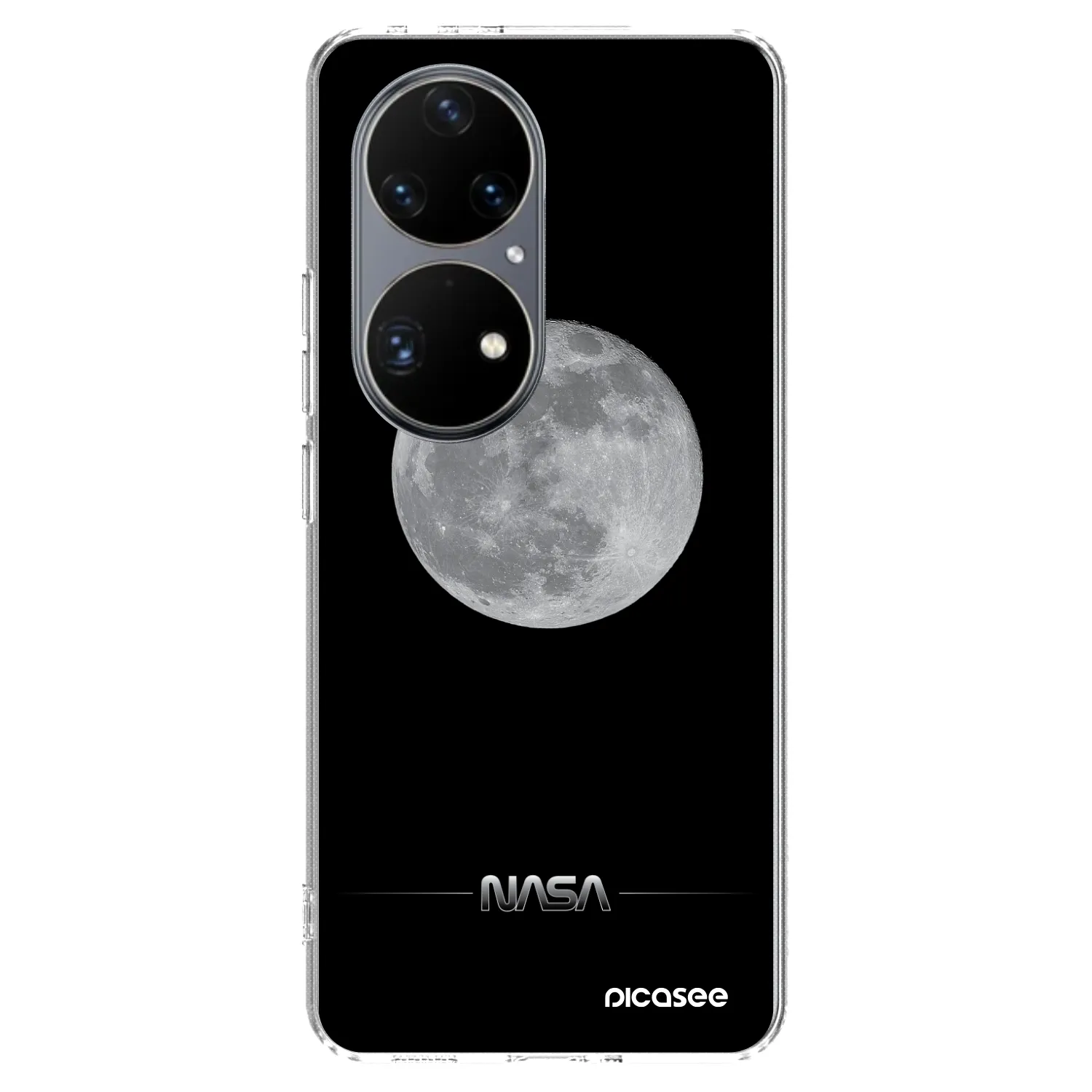 Picasee silikonový průhledný obal pro Huawei P50 - Moon Minimal