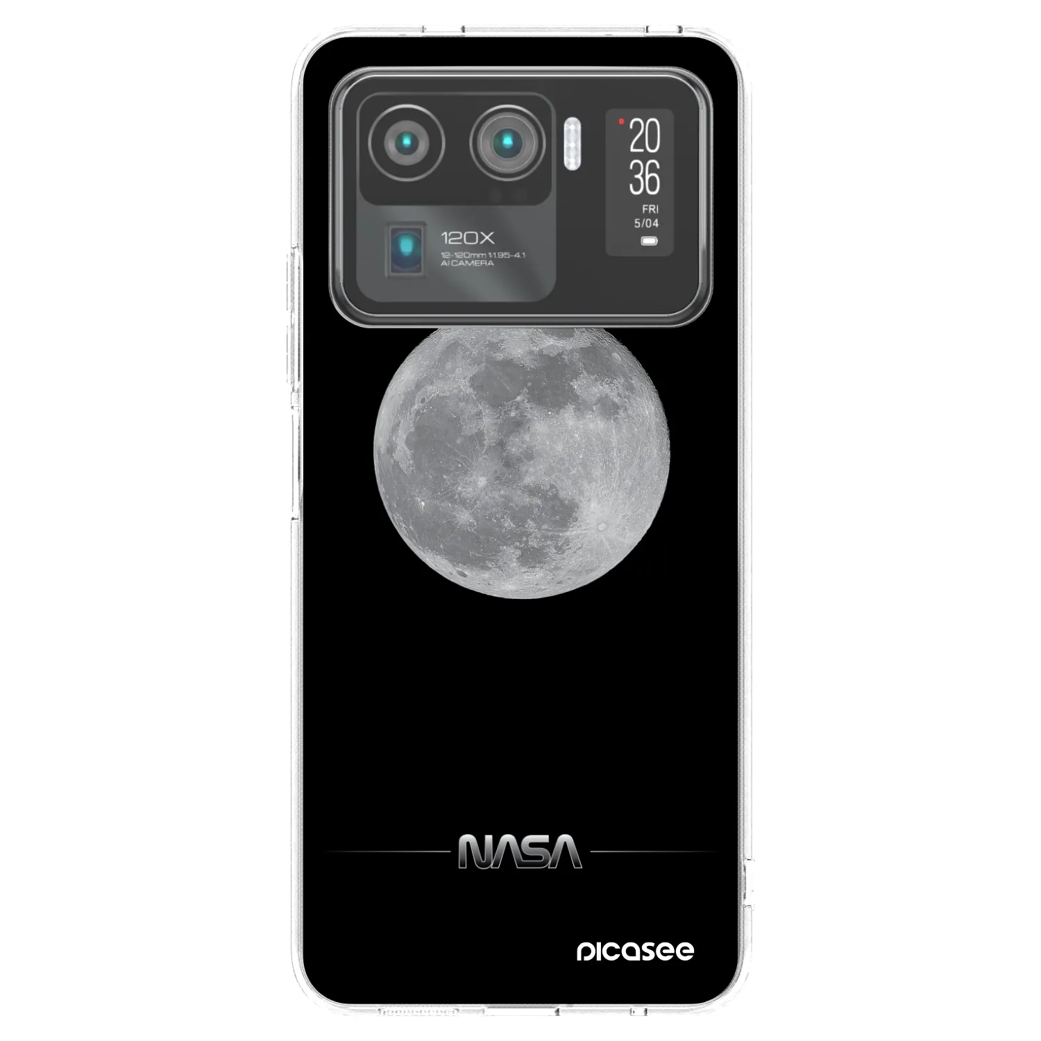 Picasee silikonový průhledný obal pro Xiaomi Mi 11 Ultra - Moon Minimal