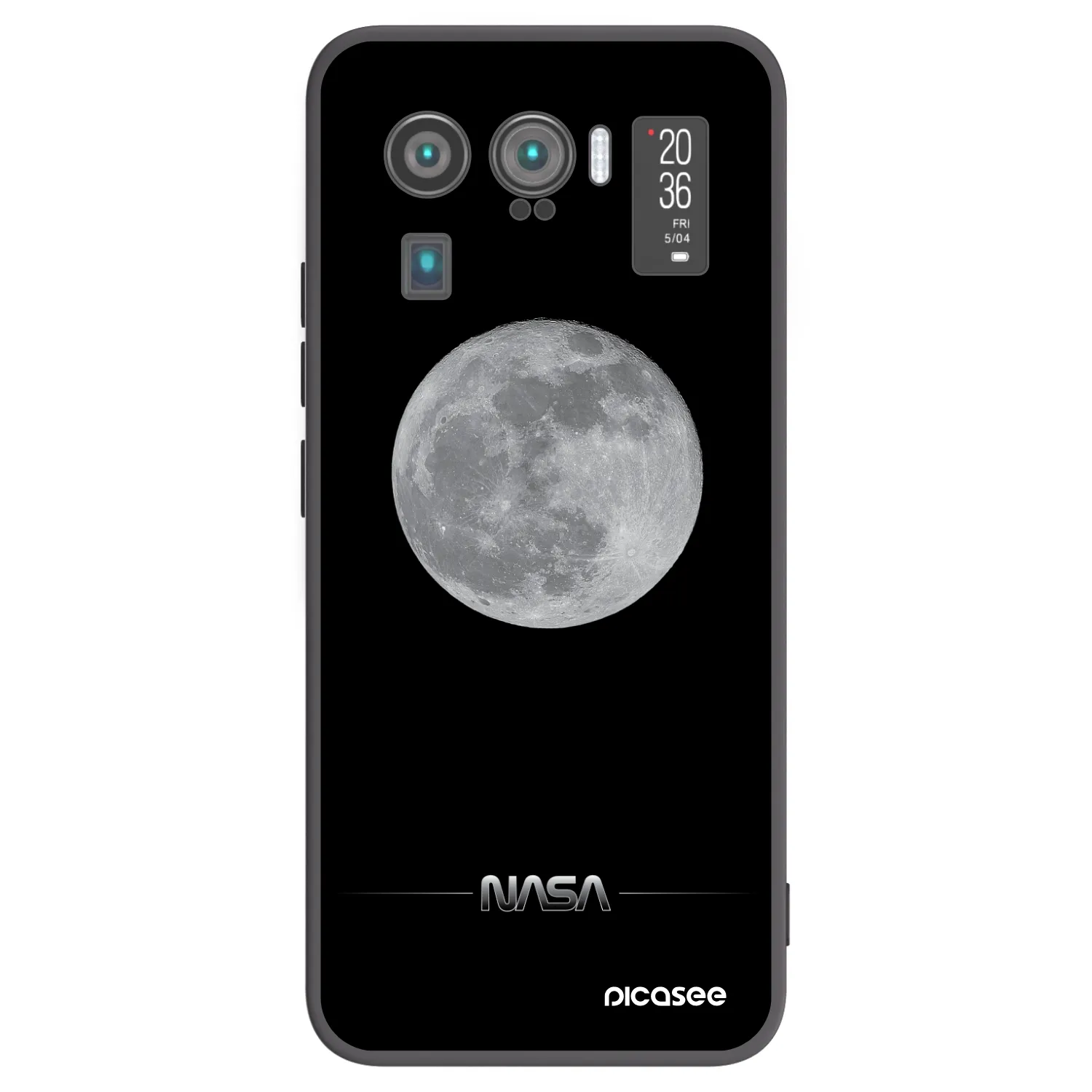 Picasee silikonový černý obal pro Xiaomi Mi 11 Ultra - Moon Minimal