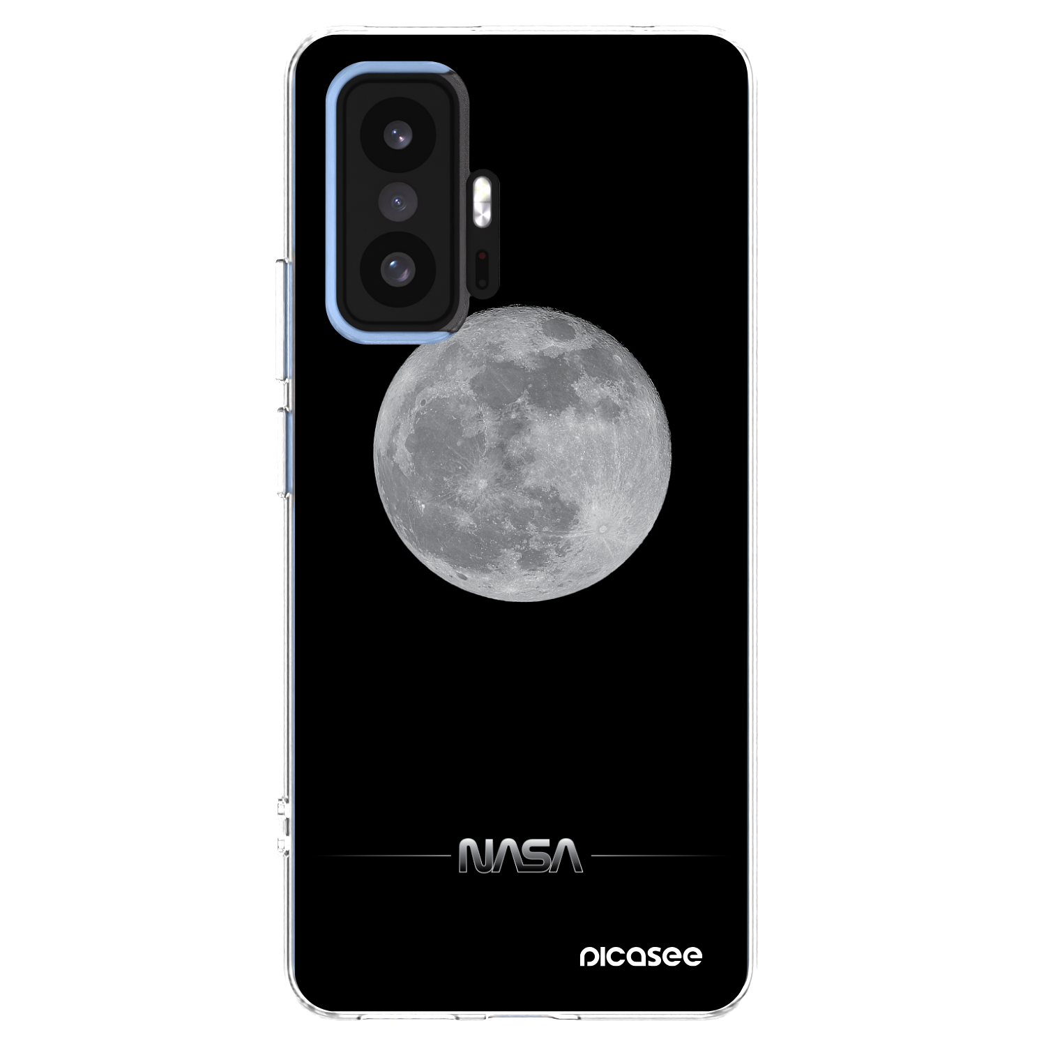 Picasee silikonový průhledný obal pro Xiaomi 11T - Moon Minimal