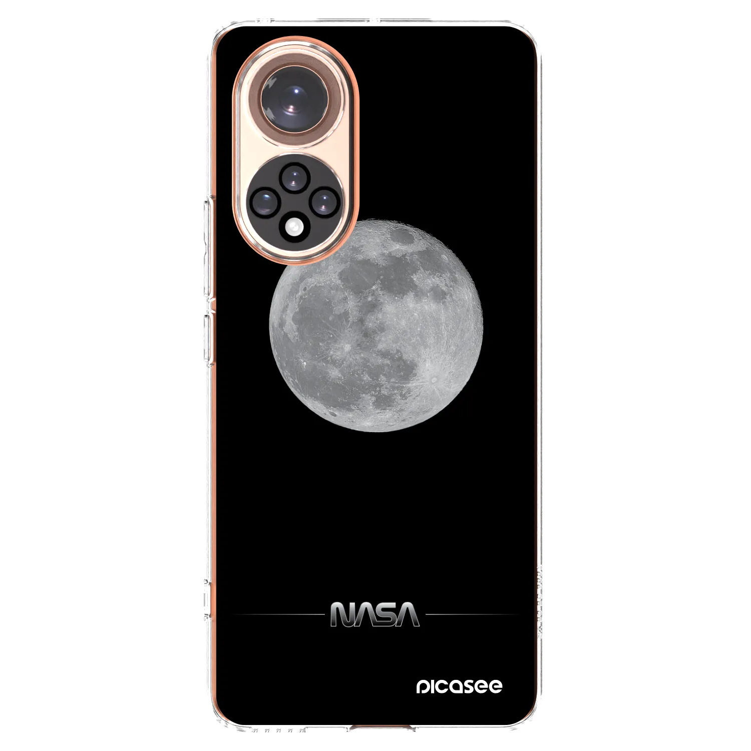 Picasee silikonový průhledný obal pro Honor 50 5G - Moon Minimal
