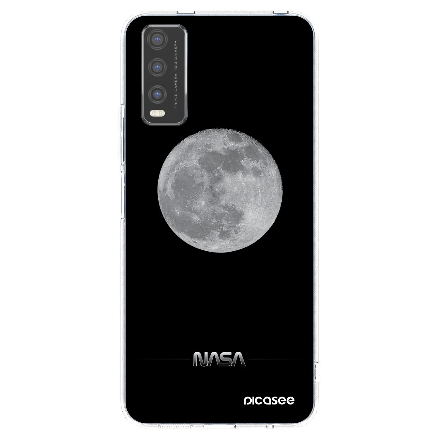 Picasee silikonový průhledný obal pro Vivo Y20s - Moon Minimal