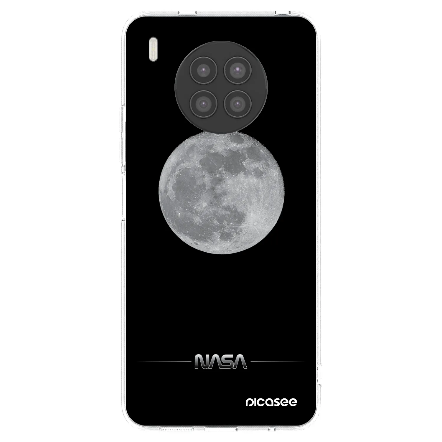 Picasee silikonový průhledný obal pro Huawei Nova 8i - Moon Minimal