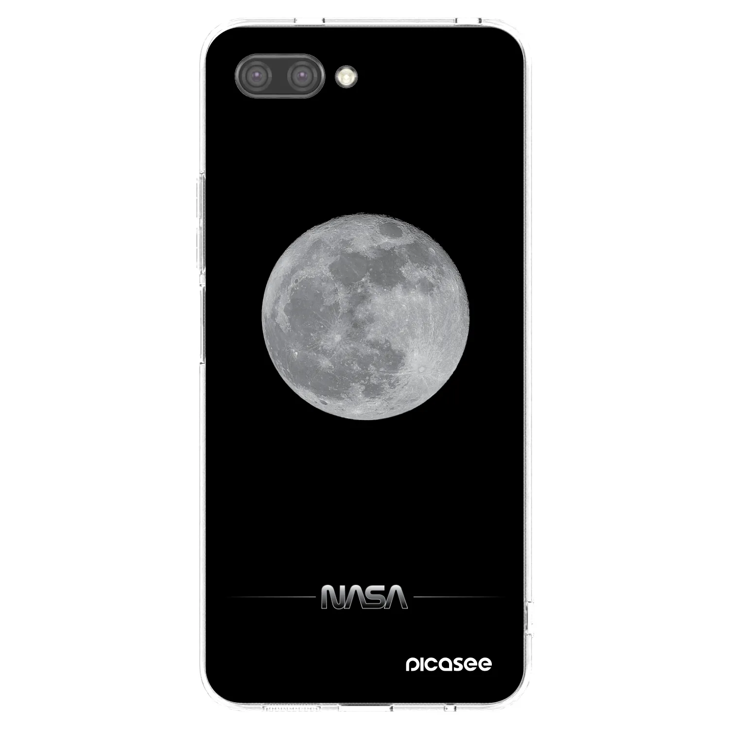 Picasee silikonový průhledný obal pro Honor 10 - Moon Minimal