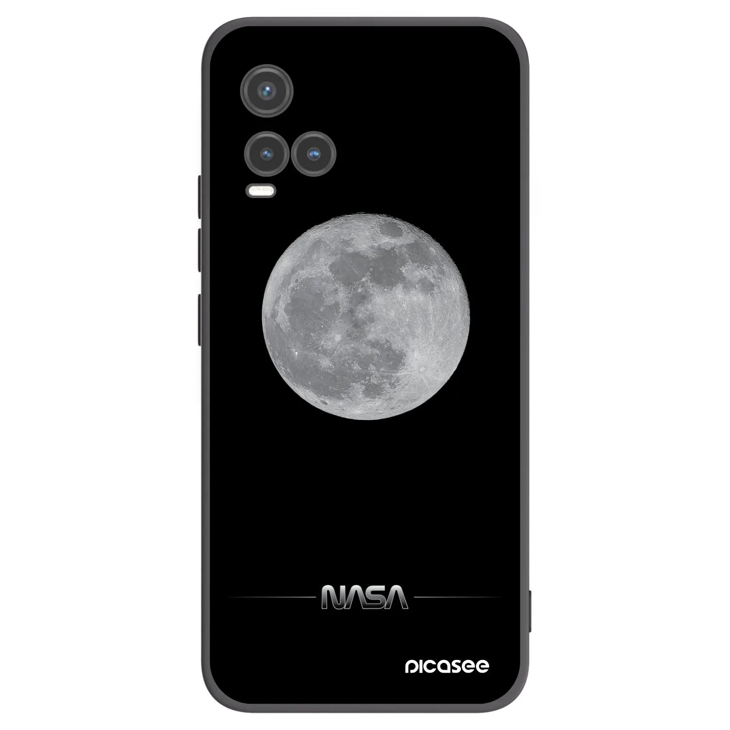 Picasee silikonový černý obal pro Vivo Y33s - Moon Minimal