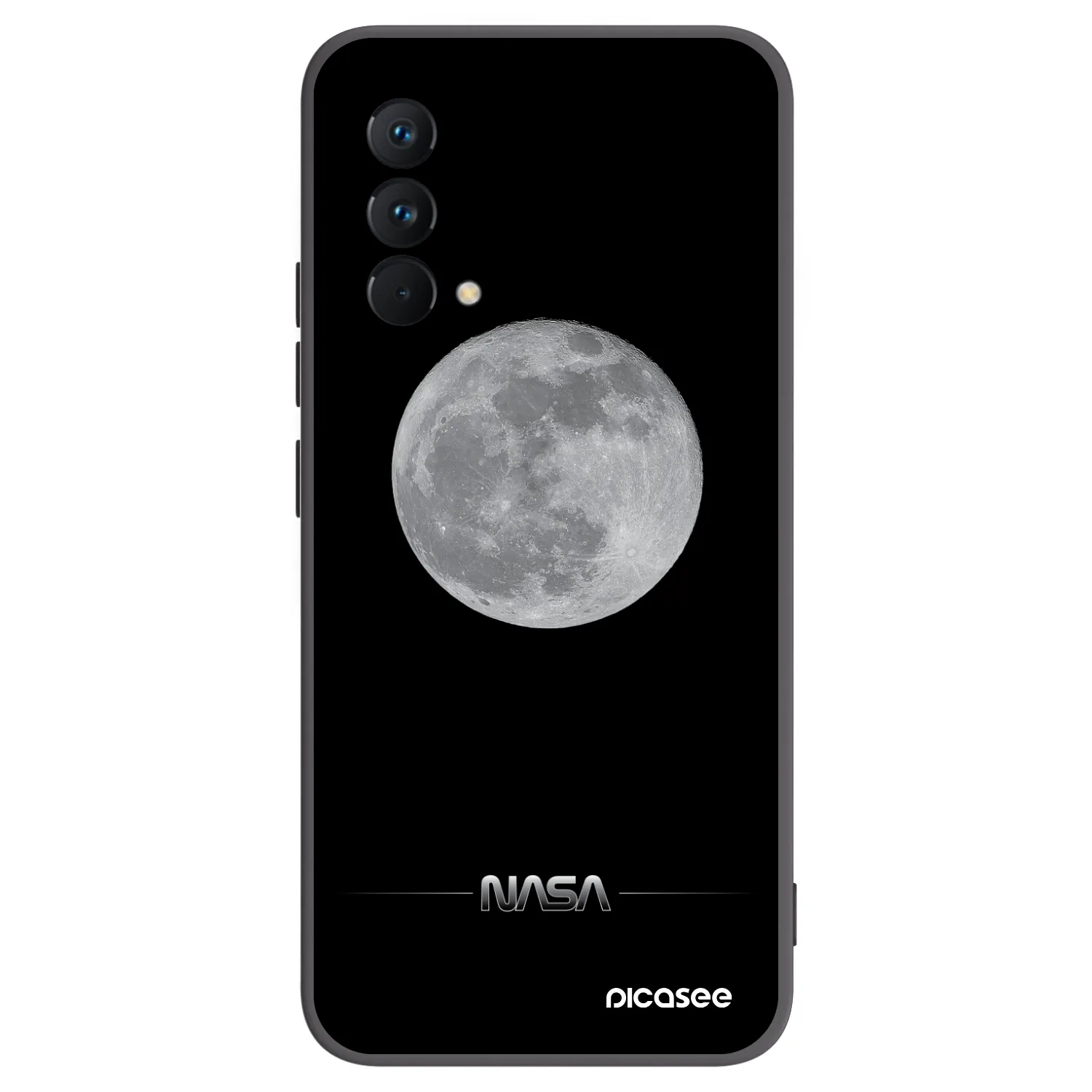 Picasee silikonový černý obal pro Realme GT Master Edition 5G - Moon Minimal
