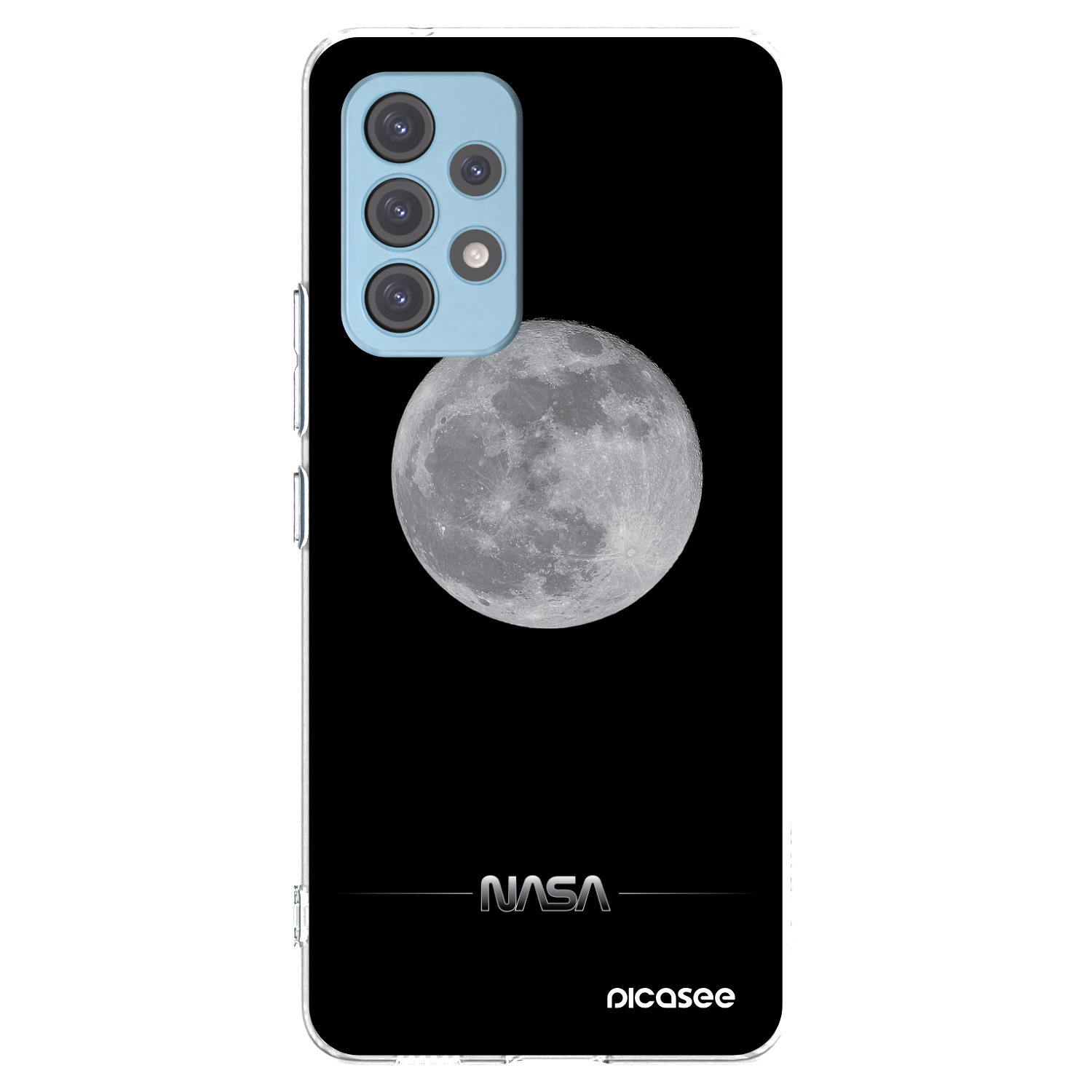 Picasee silikonový průhledný obal pro Samsung Galaxy A53 5G A536 - Moon Minimal