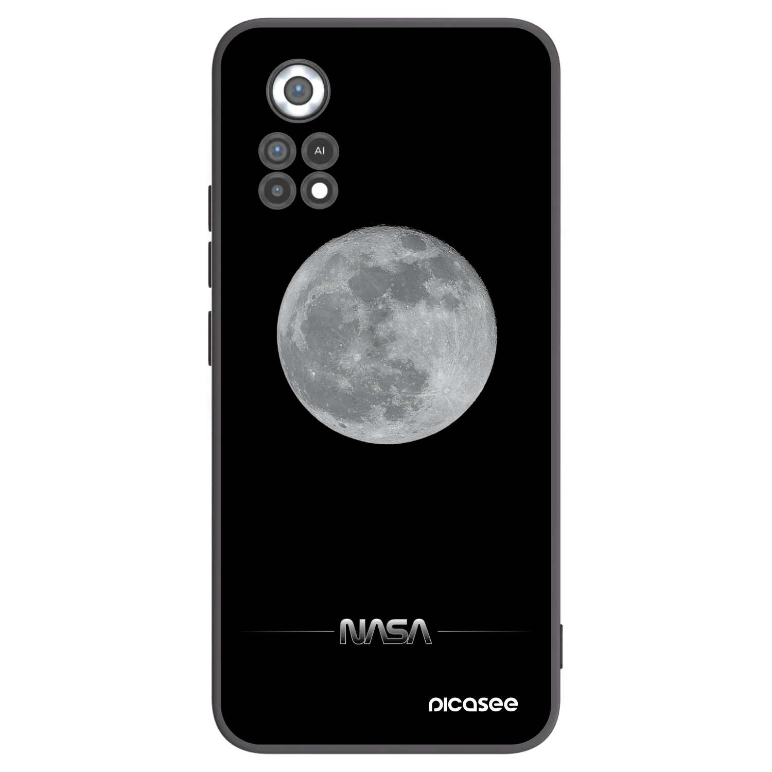 Picasee silikonový černý obal pro Xiaomi Poco X4 Pro 5G - Moon Minimal