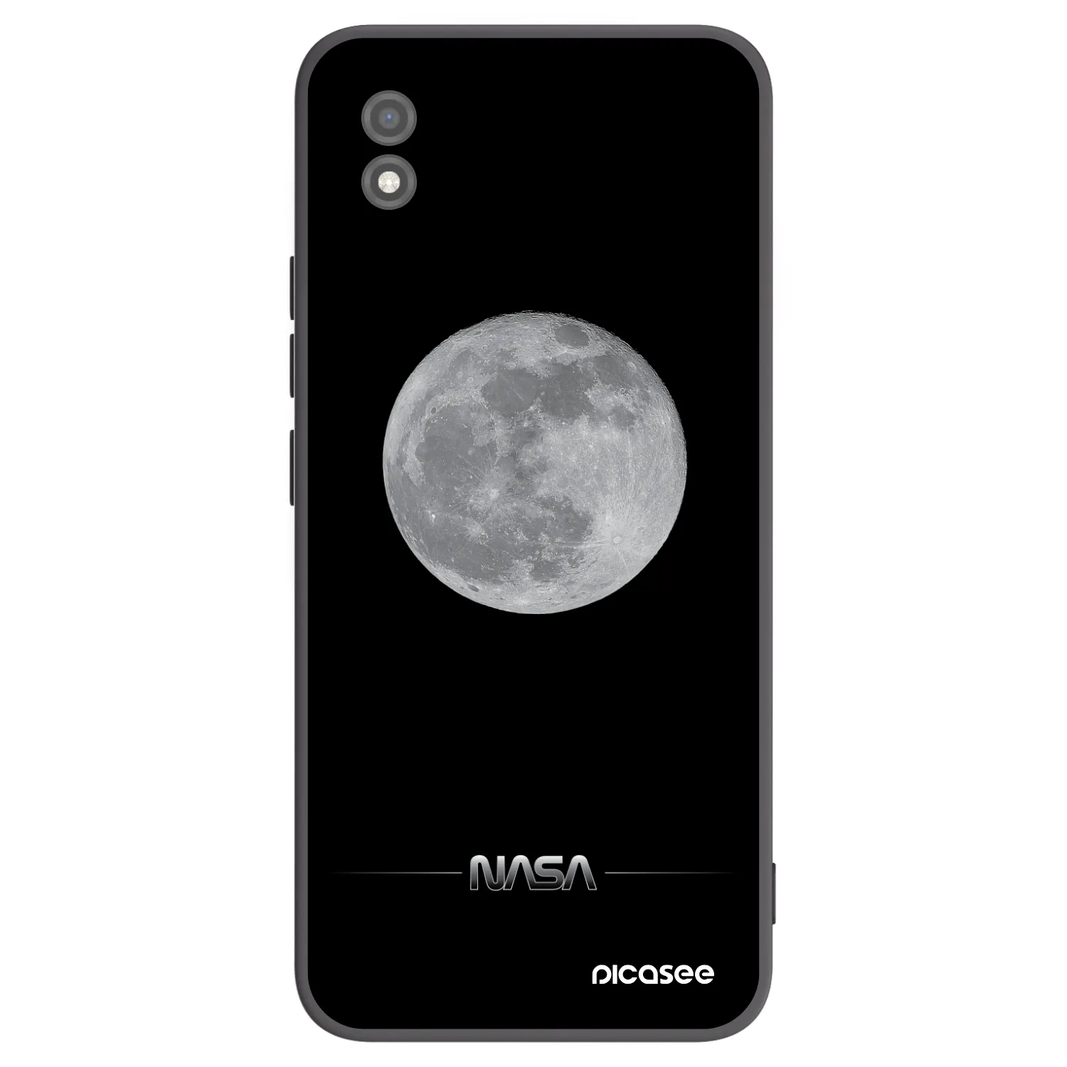 Picasee silikonový černý obal pro Realme C11 (2021) - Moon Minimal