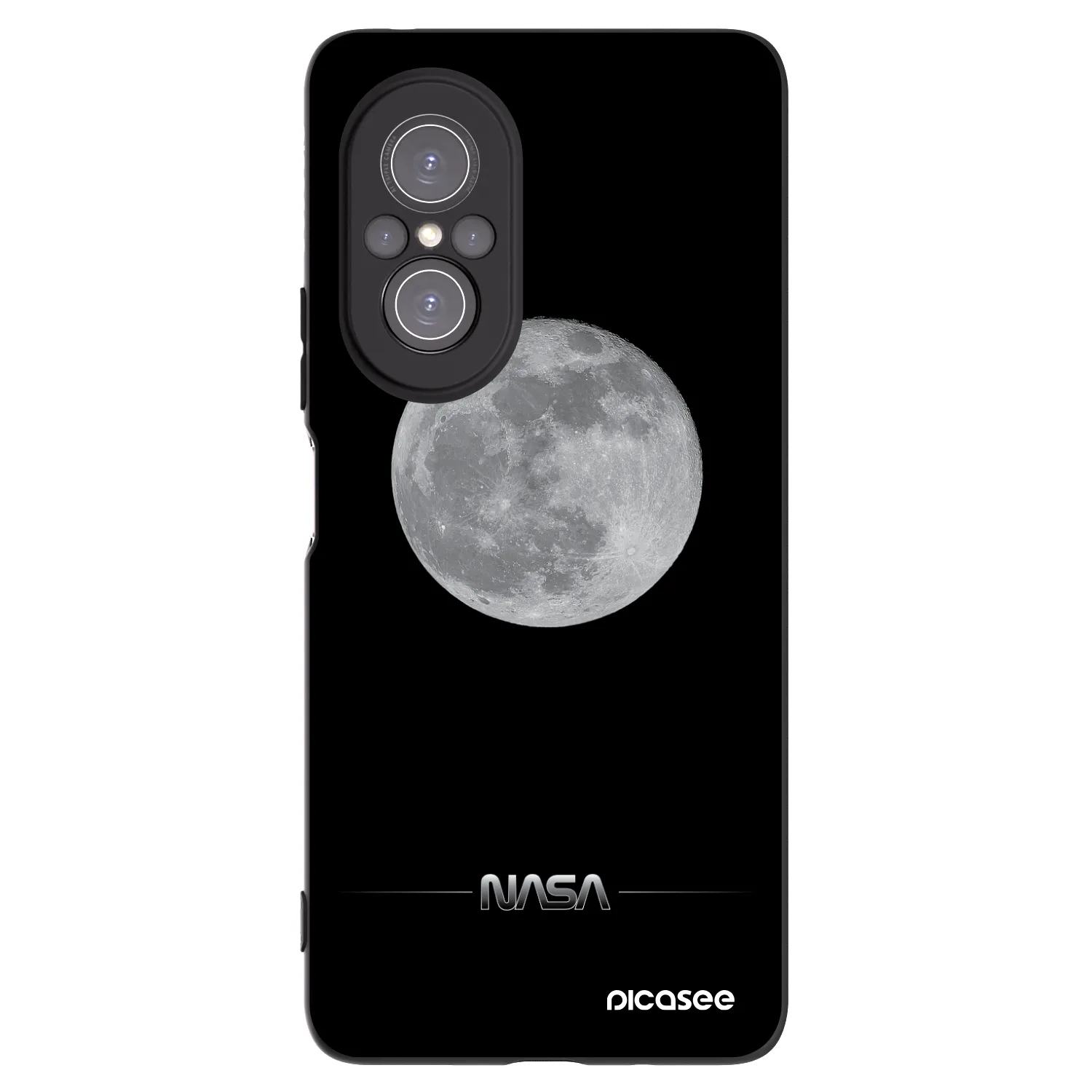 Picasee silikonový černý obal pro Huawei Nova 9 SE - Moon Minimal