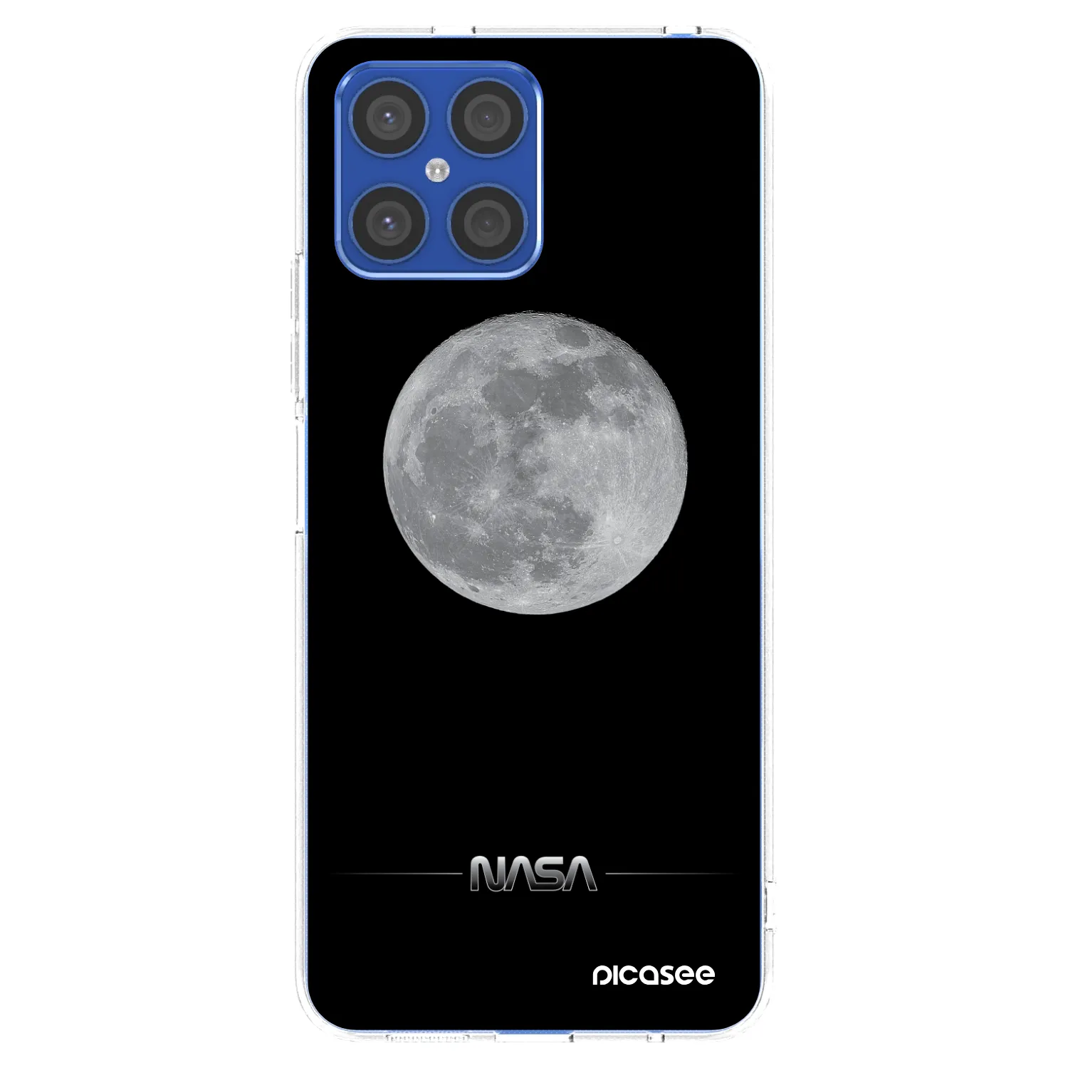 Picasee silikonový průhledný obal pro Honor X8 4G - Moon Minimal