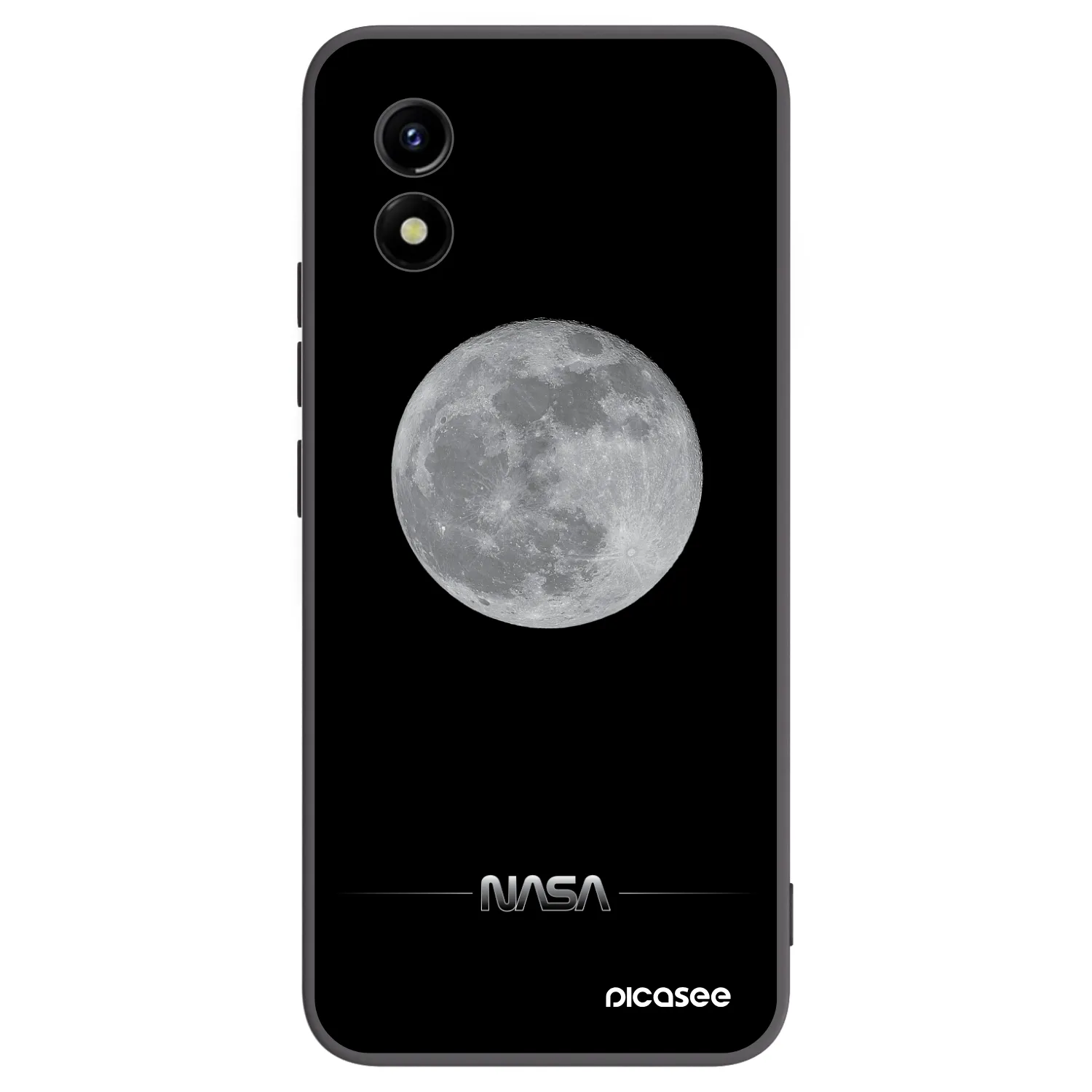 Picasee silikonový černý obal pro Vivo Y01 - Moon Minimal