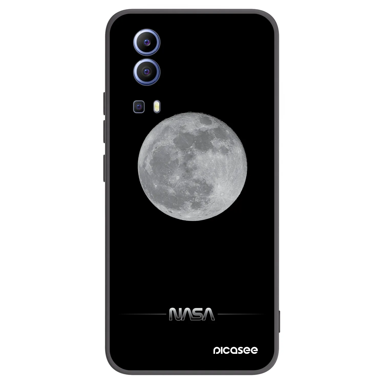 Picasee silikonový černý obal pro Vivo Y52 5G - Moon Minimal