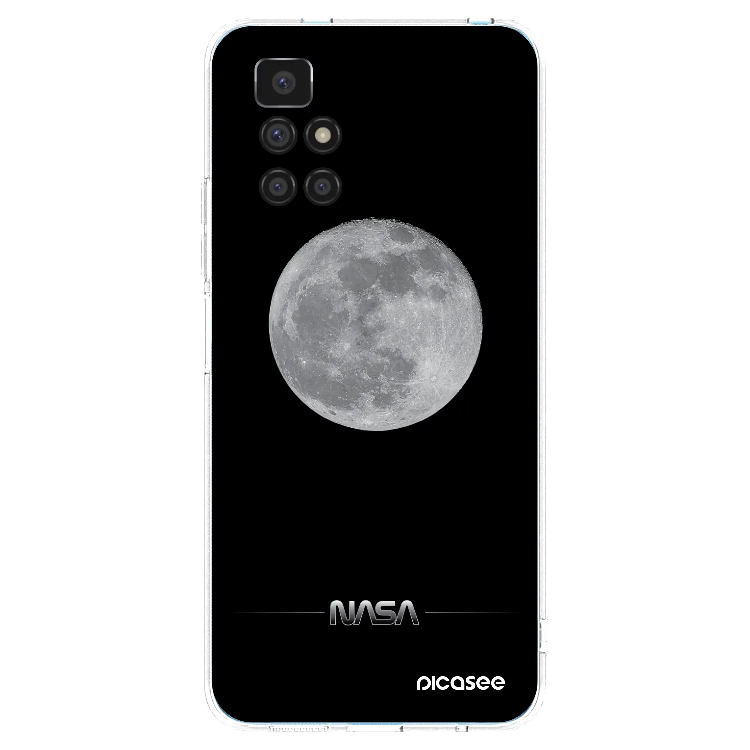 Picasee silikonový průhledný obal pro Xiaomi Redmi 10 (2022) - Moon Minimal