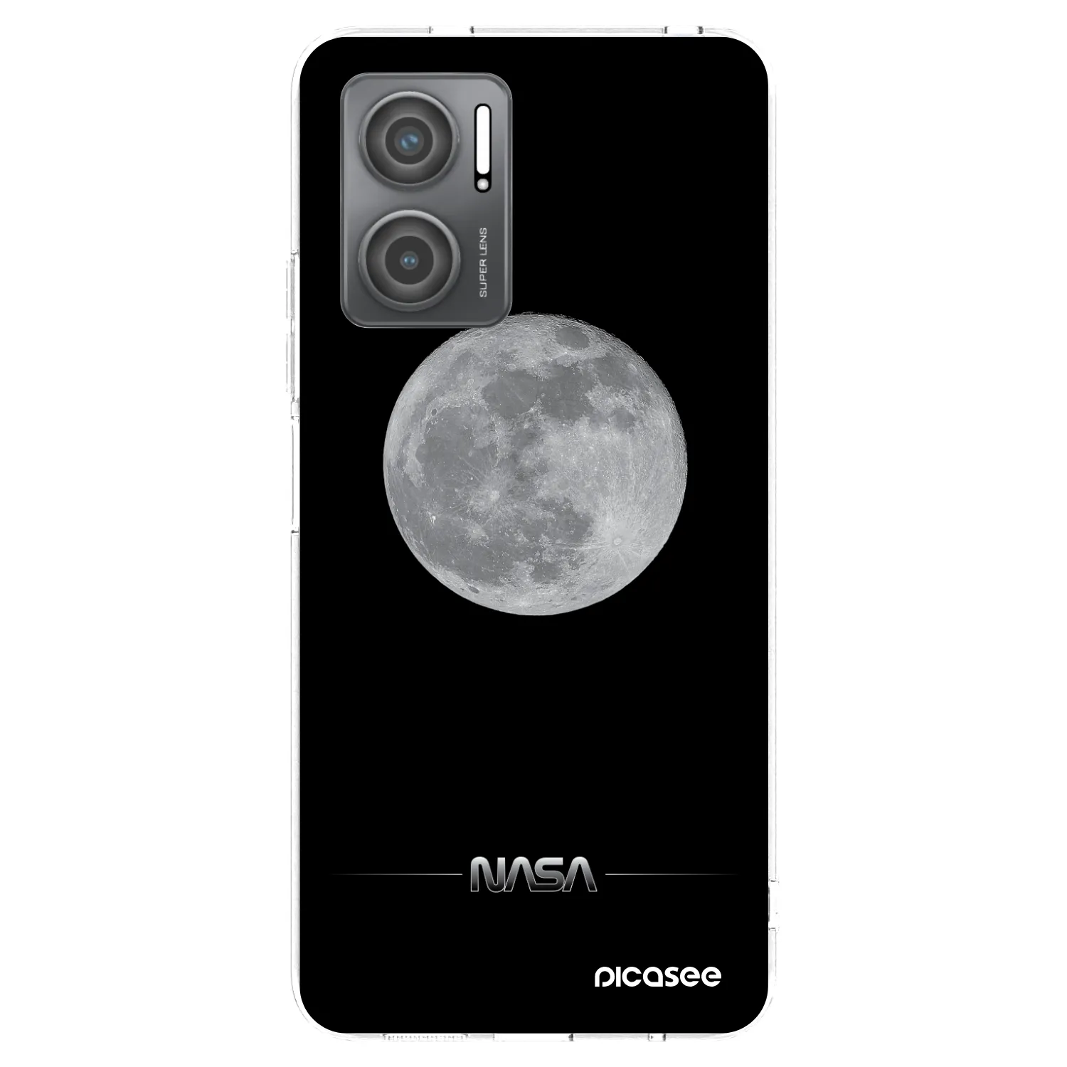 Picasee silikonový průhledný obal pro Xiaomi Redmi 10 5G - Moon Minimal