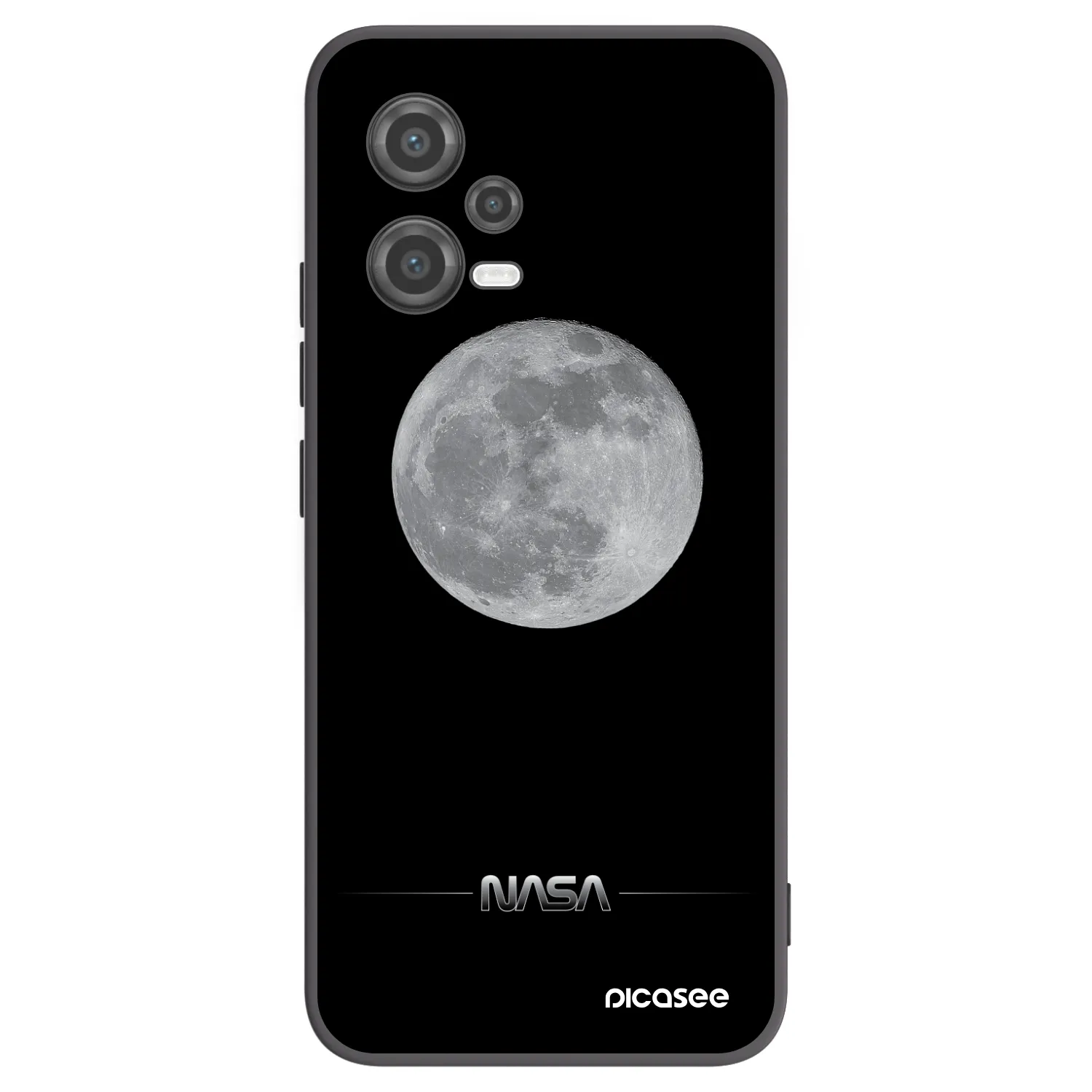 Picasee silikonový černý obal pro Xiaomi Poco X5 - Moon Minimal