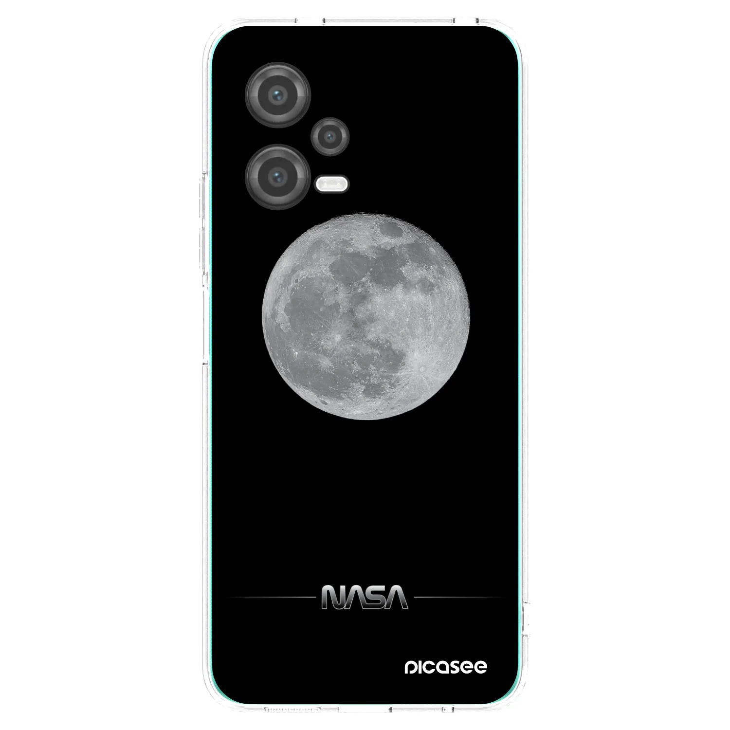 Picasee silikonový průhledný obal pro Xiaomi Poco X5 - Moon Minimal