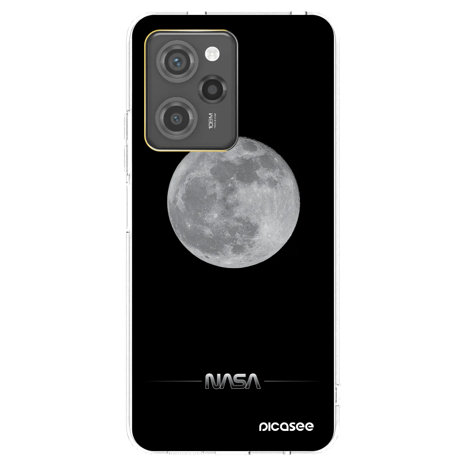Picasee silikonový průhledný obal pro Xiaomi Poco X5 Pro - Moon Minimal