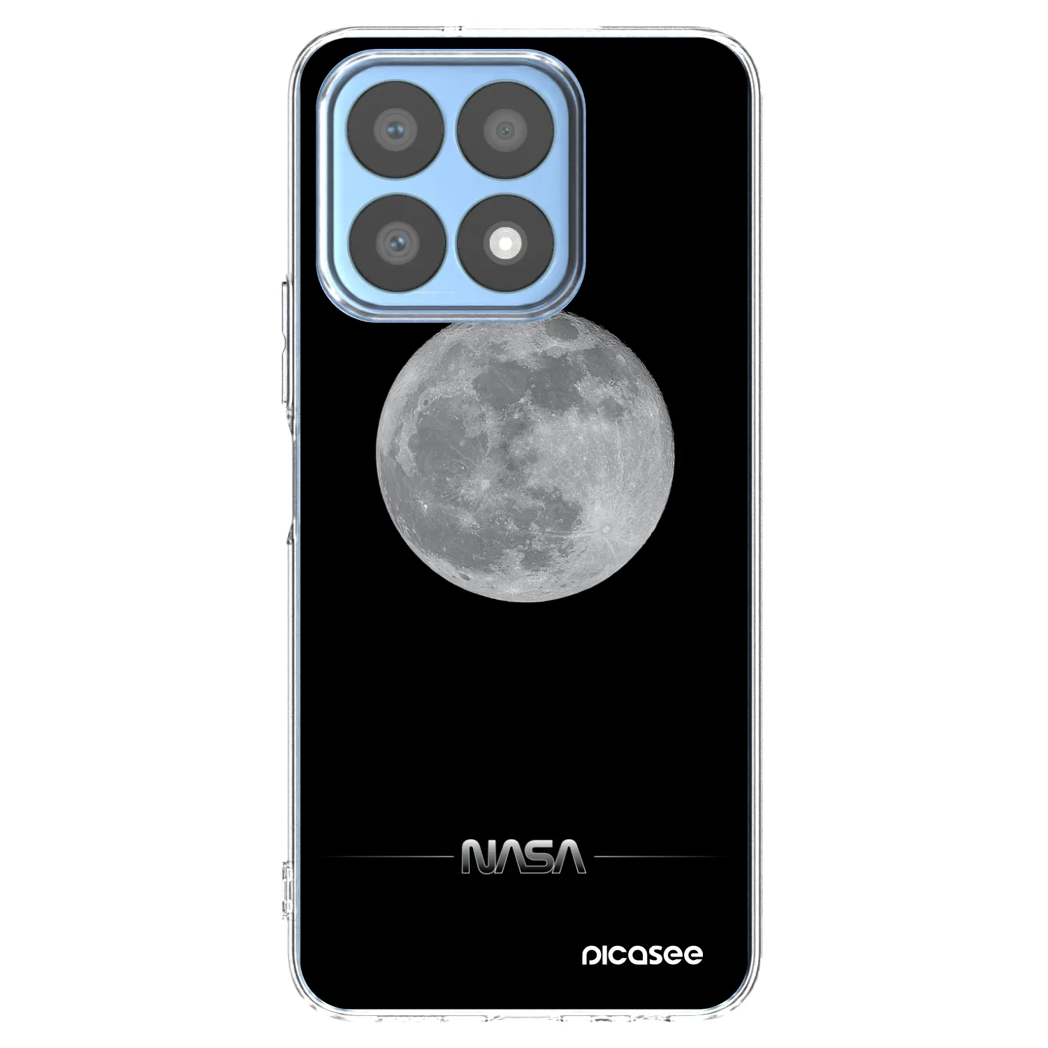 Picasee silikonový průhledný obal pro Honor X8a - Moon Minimal